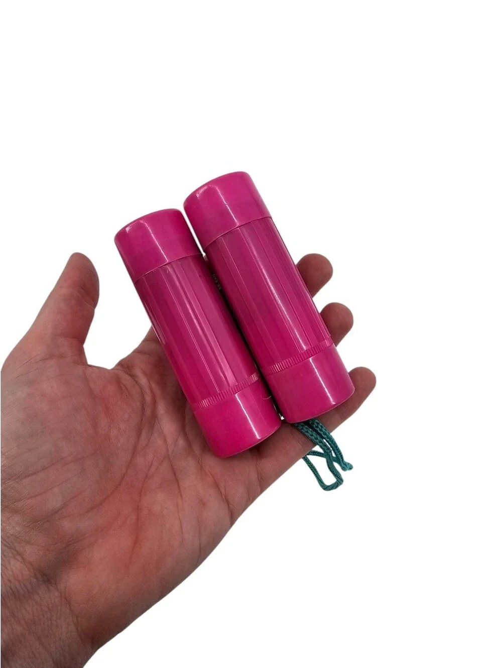 Vintage 1990s Fun Gear Kids Plastic Binoculars 4x25 Pink